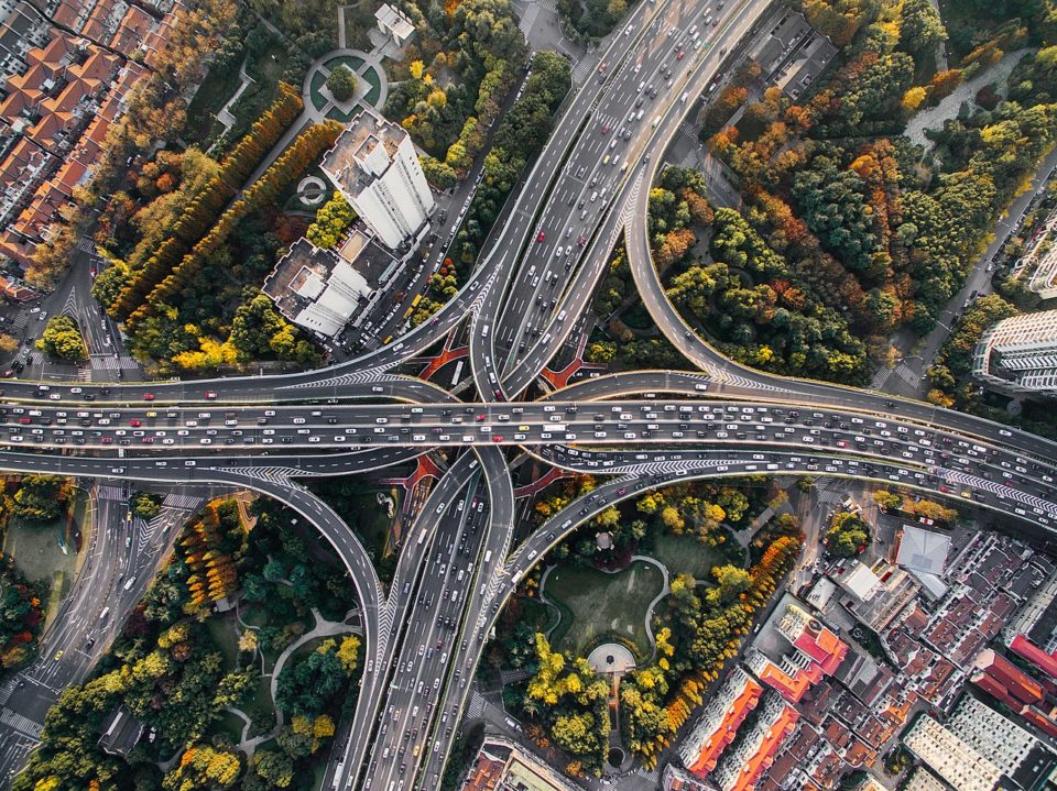 yanan east road interchange shanghai china unsplash 960x719